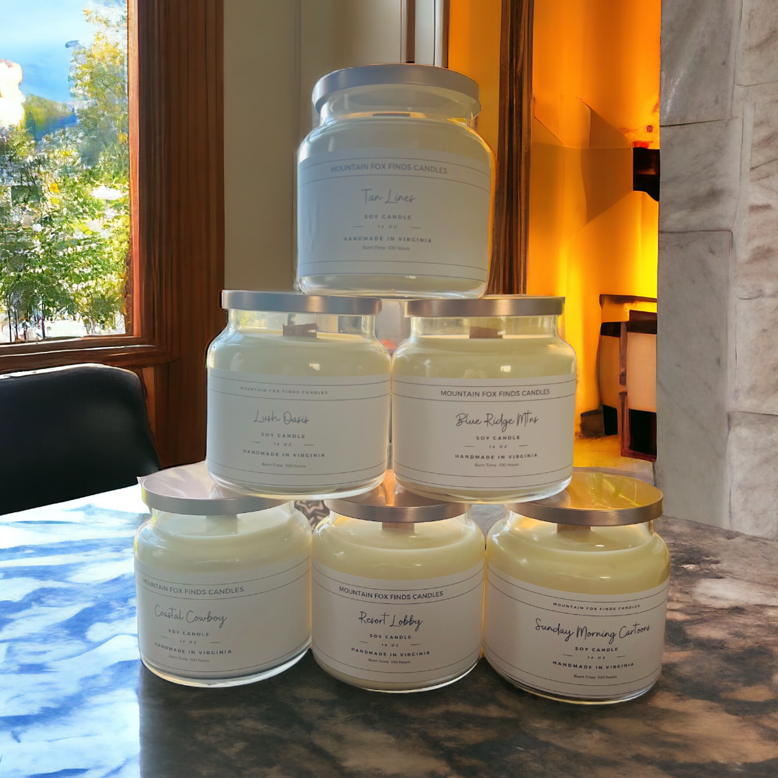 Apothecary Jar Candles - nontoxic in bestselling scents