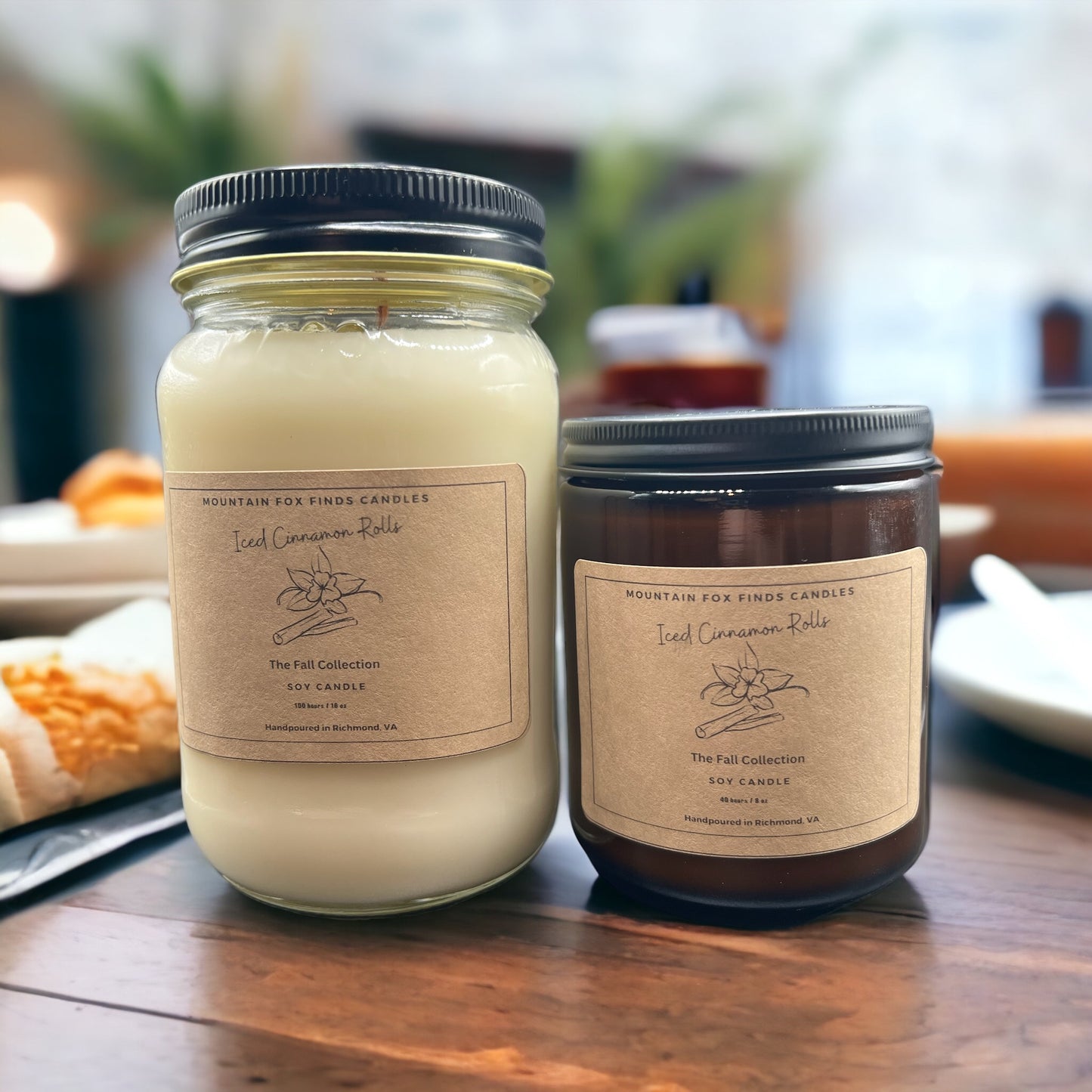 Iced Cinnamon Rolls Candle