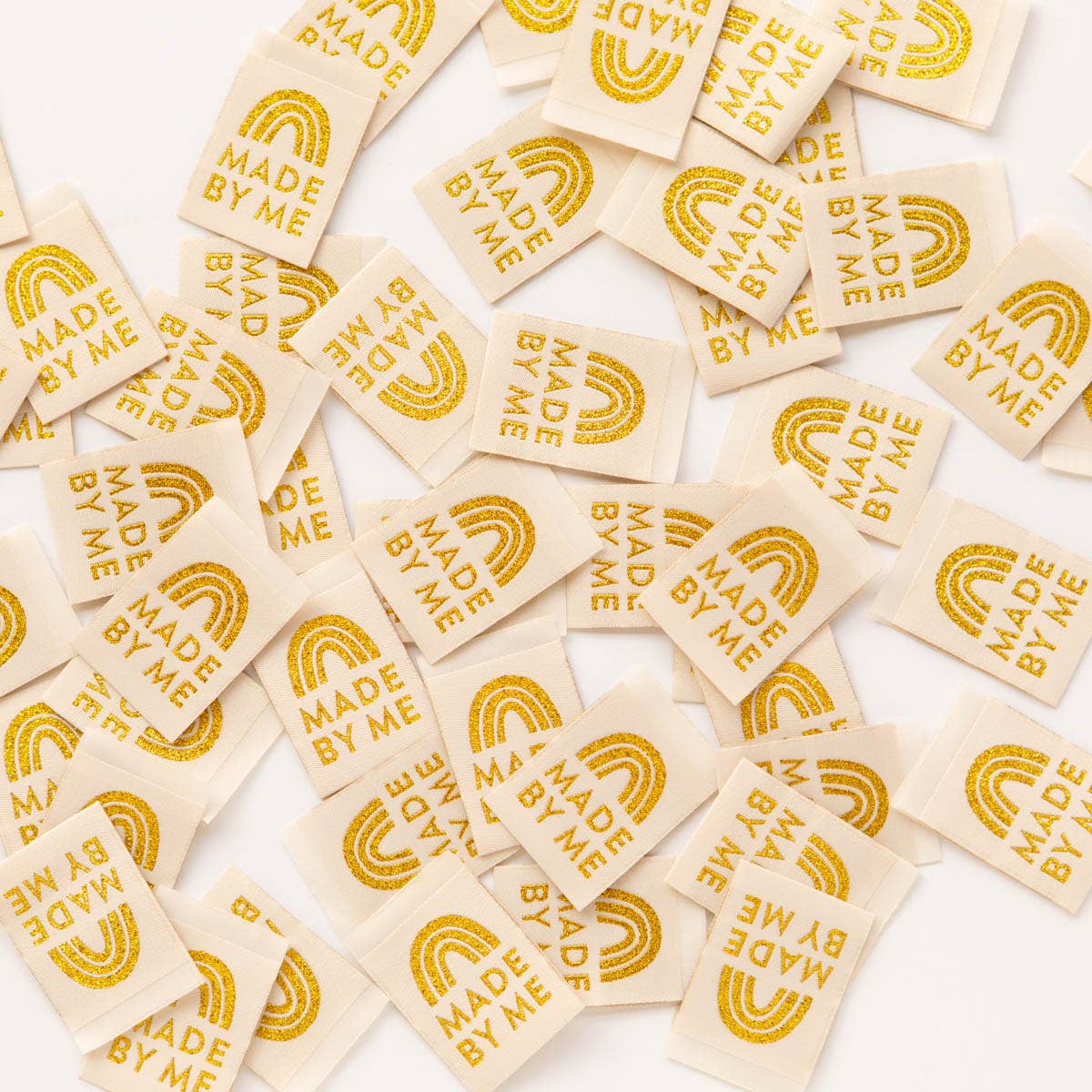 Made by Me Gold Woven Labels