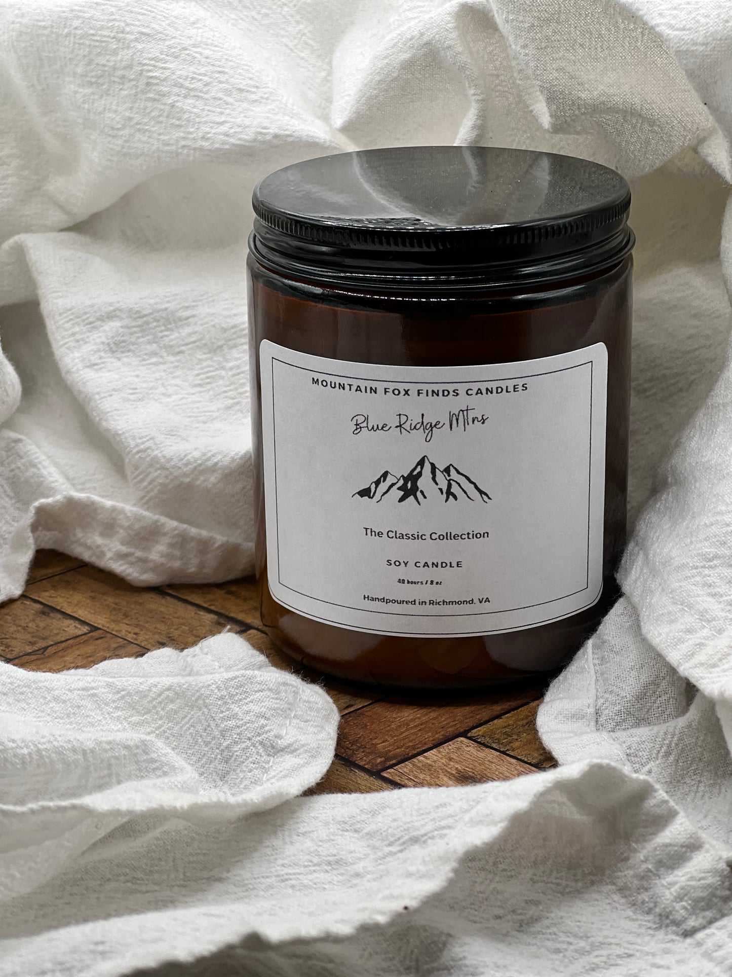 Blue Ridge Mtns - Amber Jar Candle