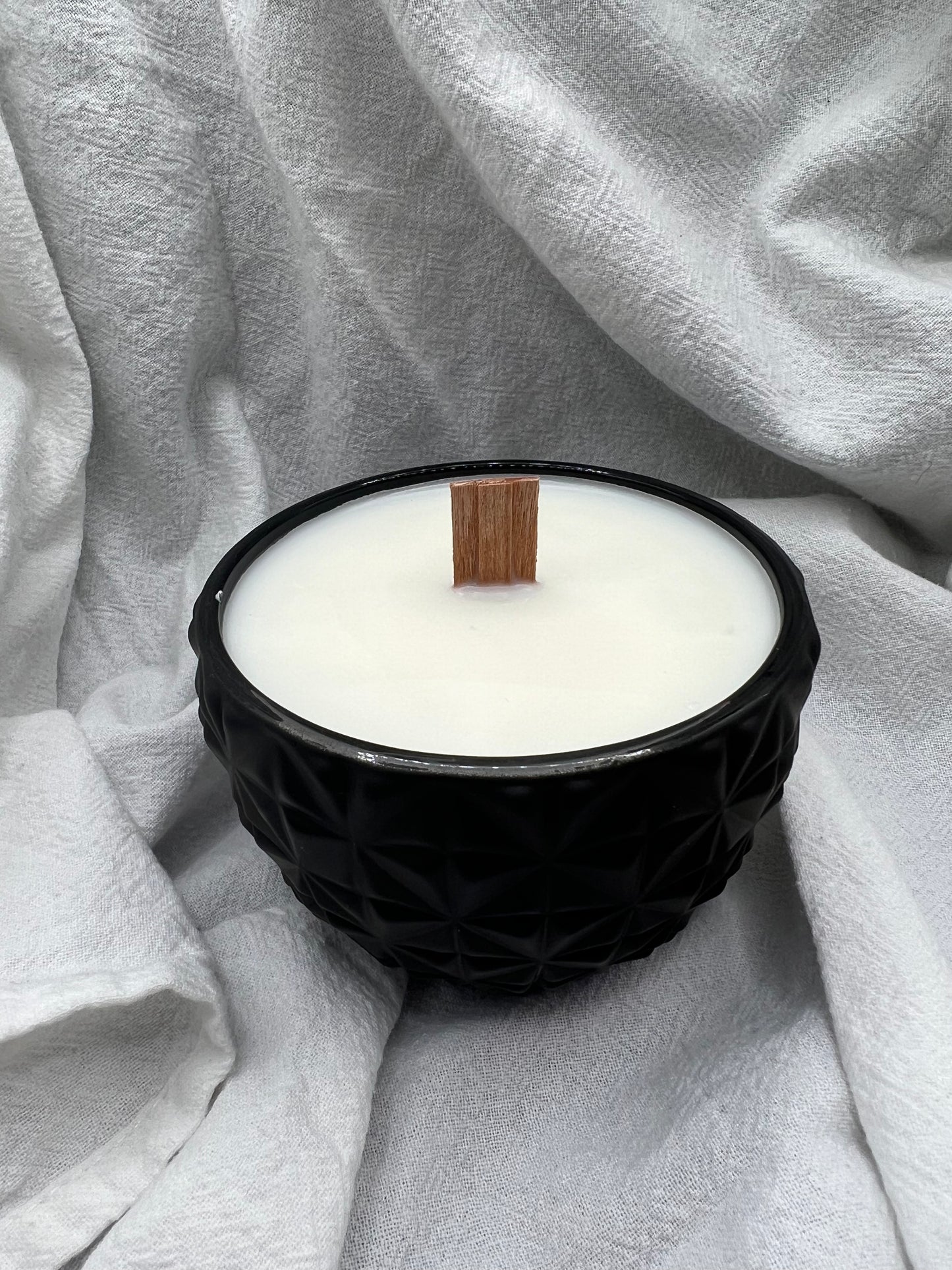 Matte Black Pineapple Soy Candle