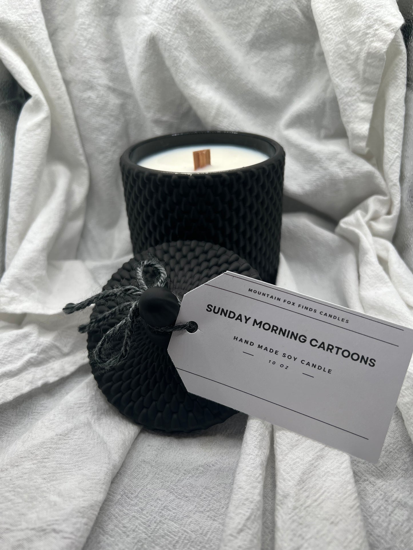 Matte Black Soy Wax Candle