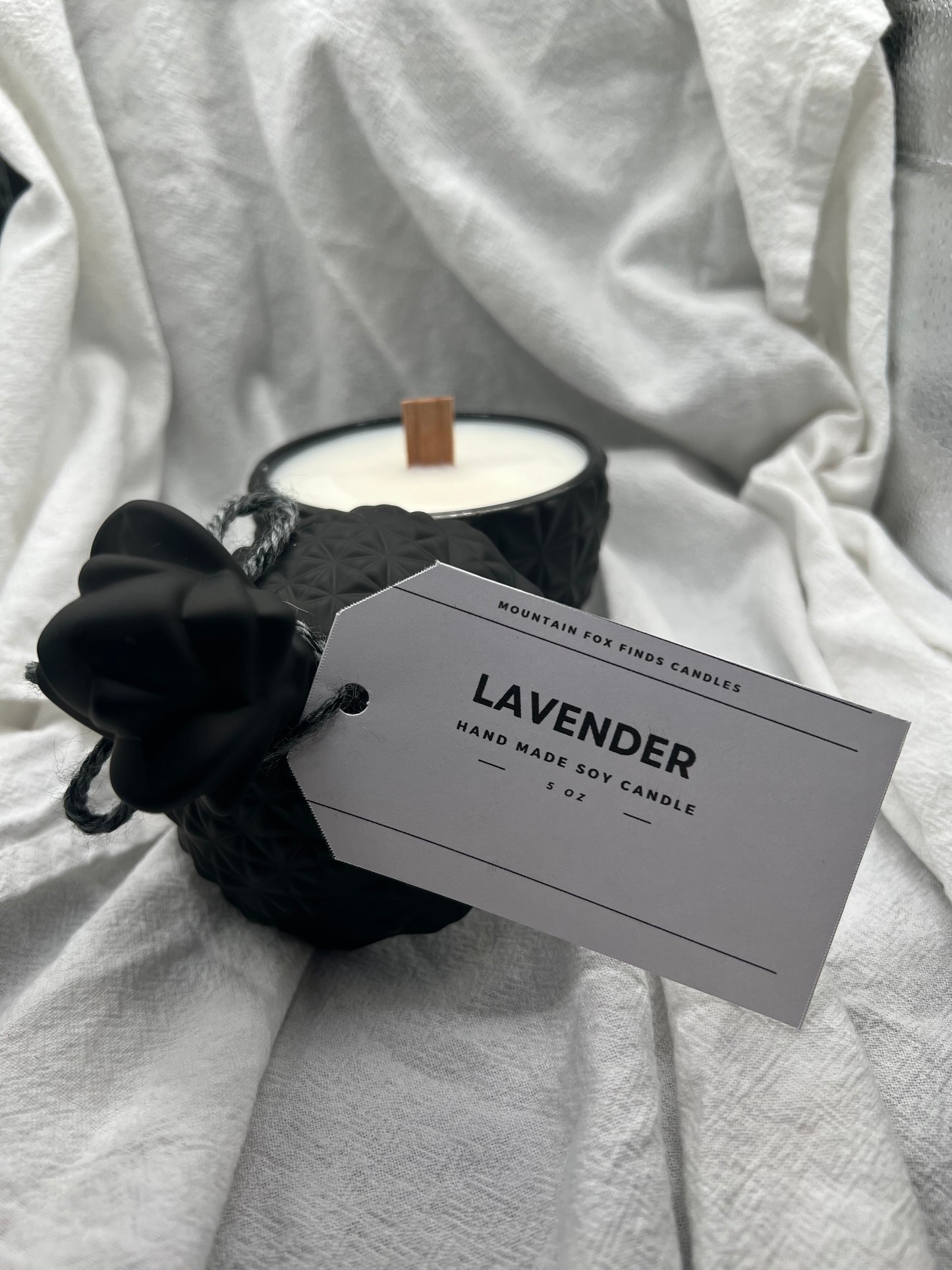 Matte Black Pineapple Soy Candle