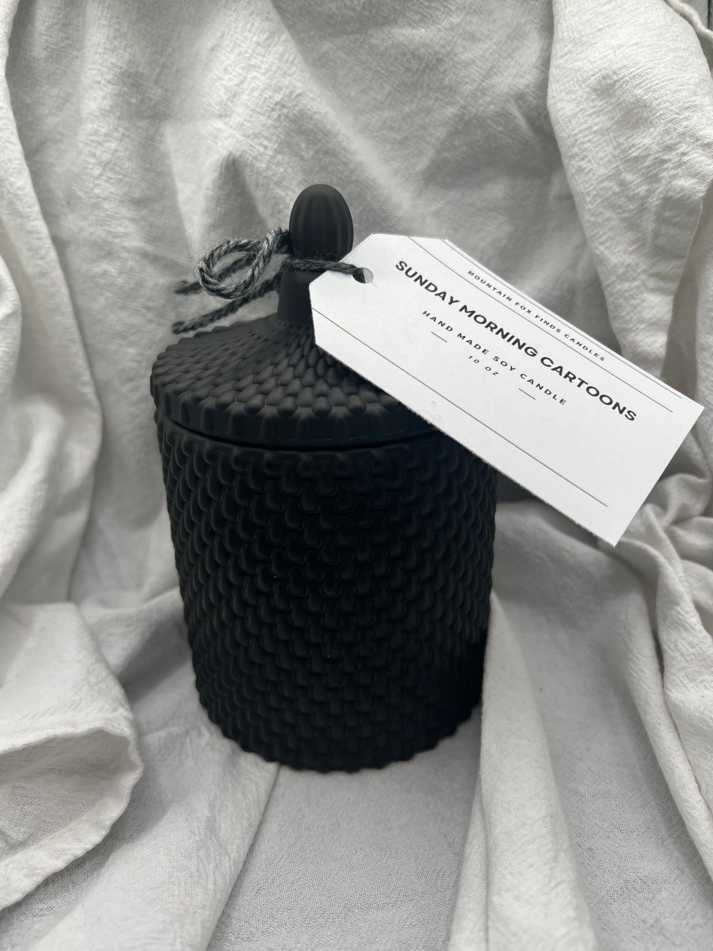 Matte Black Soy Wax Candle