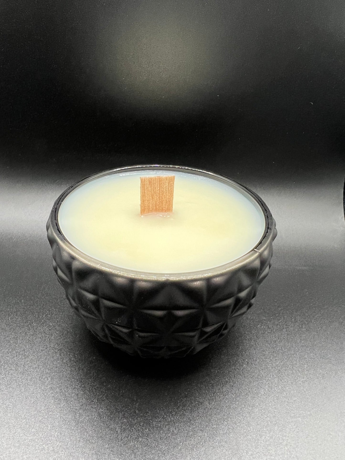 Matte Black Pineapple Soy Candle