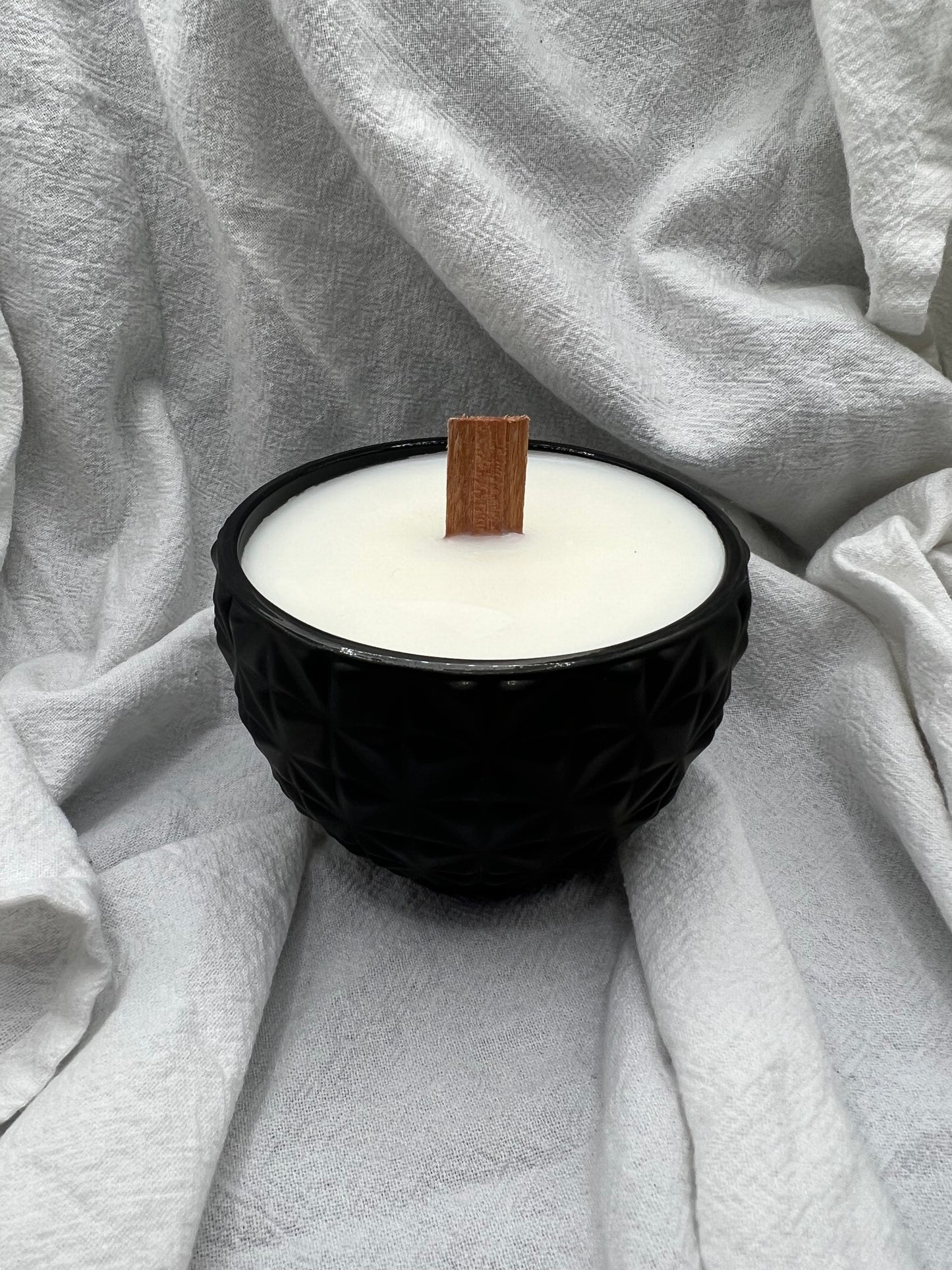 Matte Black Pineapple Soy Candle