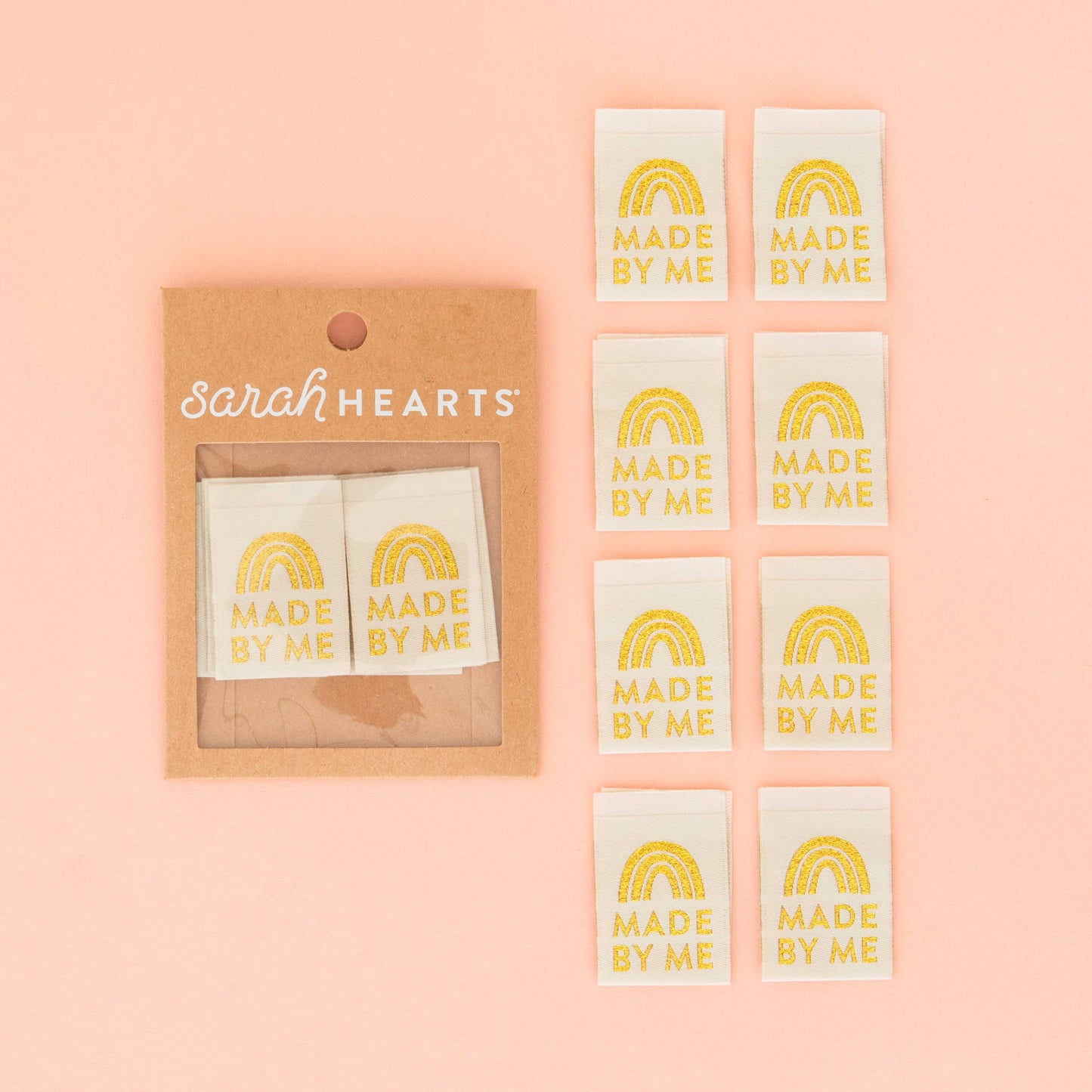 Made by Me Gold Woven Labels