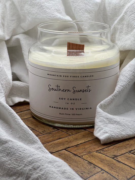Apothecary Jar Candle - Southern Sunsets