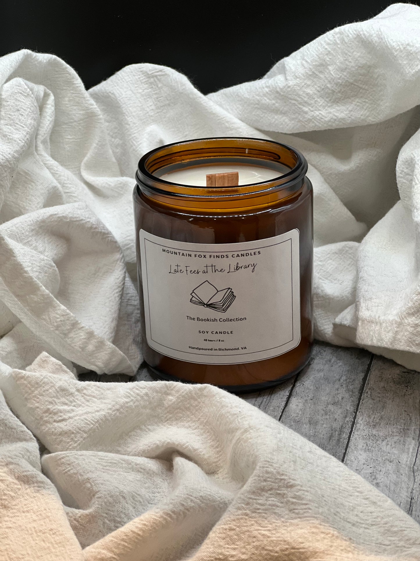 The Bookish Collection - Amber Jar Candles