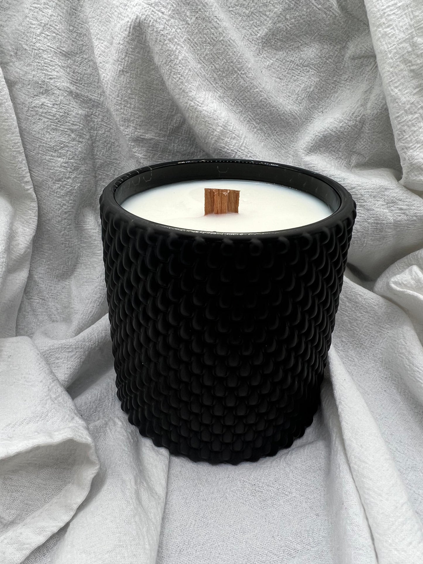 Matte Black Soy Wax Candle