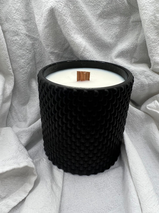 Matte Black Soy Wax Candle